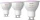 Philips Hue White and Color Ambiance 400 GU10 4.2W, 3 Stück (929003666503)