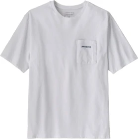 Patagonia Boardshort Logo Pocket Responsibili-Tee T-Shirt kurzarm fiber white (Herren)