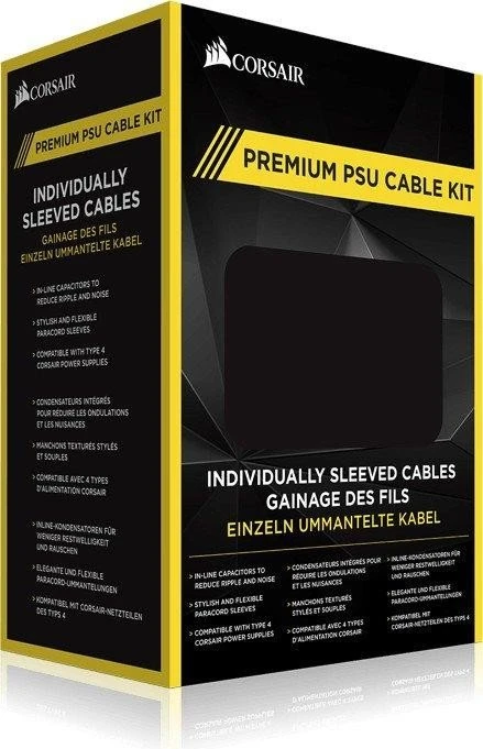 Corsair PSU Cable Kit Type 4 - Pro Package - Gen3, weiß
