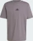 adidas Essentials Small Logo Single Jersey T-Shirt kurzarm grey strata/black (Herren) Vorschaubild