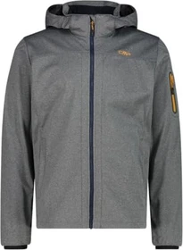 CMP Light Softshell Melange Funktionsjacke grey mel/b. blue (Herren)