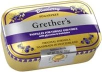 Grether's Pastillen Blueberry zuckerfrei, 110g