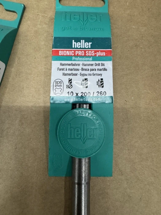 Heller Bionic Pro SDS-plus Hammerbohrer, 10x200x260mm, 1 Stück