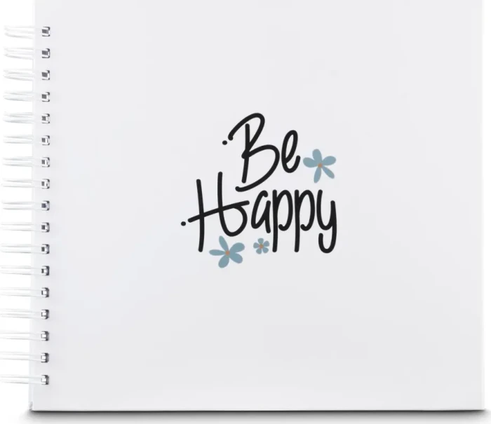 Hama Spiralalbum 28x24, 50 weiße Seiten, Good Things Happy
