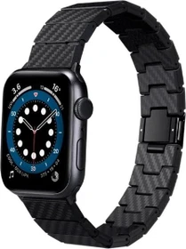 Pitaka Carbon Fiber Armband Modern für Apple Watch 42mm/44mm schwarz
