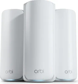 Netgear Orbi Wi-Fi 7, 770 Serie RBE773, Router und 2x Repeater Set, 3er-Bundle (RBE773-100EUS / RBE773-100UKS)