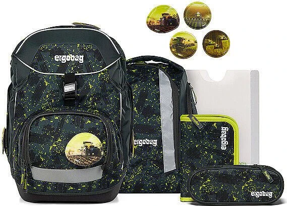 Ergobag Pack MähdreschBär Schulrucksack-Set, 6-tlg.