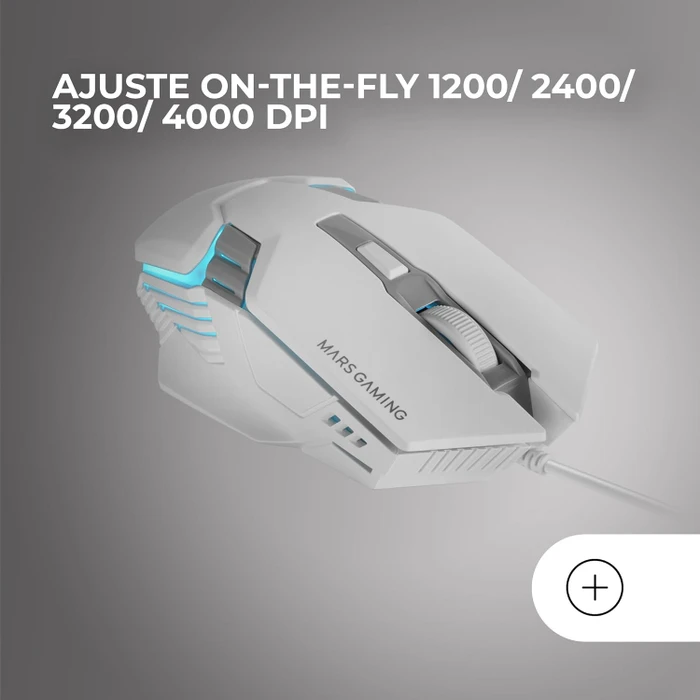Mars Gaming MM024 weiß, USB