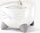 Catit PIXI Trinkbrunnen, LED-Statusanzeige, Trockenlaufschutz, Edelstahleinsatz, 2.5l, weiß (43720)
