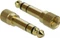 DeLOCK 3.5mm Klinke 3-Pin [Stecker] auf 3.5mm 3-Pin Klinke [Stecker], mit 2x Schraubadapter auf 6.35mm, schwarz 5m Vorschaubild