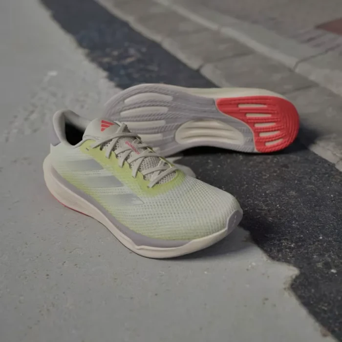 adidas Supernova Stride off white/silver metallic/pulse lime (Damen)