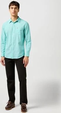 Wrangler Regular 1 Pocket Hemd langarm latigo bay (Herren)