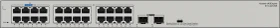 Huawei eKit SME Network eKitEngine S110 Series Rackmount Gigabit Switch, 24x RJ-45, 2x SFP (S110-24T2SR / 98012196)