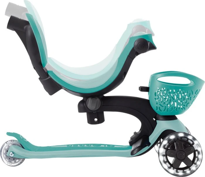 Globber Go Up Baby 360 Lights Kickboard mint/black