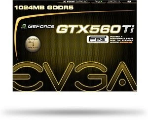 EVGA GeForce GTX 560 Ti FPB, 1GB GDDR5, 2x DVI, Mini HDMI