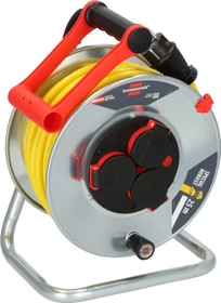 Brennenstuhl Professional SK 240 Kabeltrommel, Schuko auf 3x Schuko, 25m, IP44, AT-N07V3V3-F 3G1,5