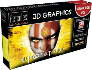Hercules 3D Prophet 9000, Radeon 9000, 64MB DDR, DVI, TV-out, PCI, retail [250/200MHz]