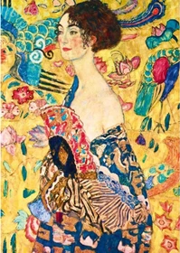 Bluebird Puzzle Gustav Klimt Lady with Fan, 1918