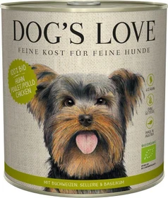 PetCo Dog's Love Bio Huhn mit Buchweizen, Sellerie und Basilikum, 1.20kg (6x 200g)