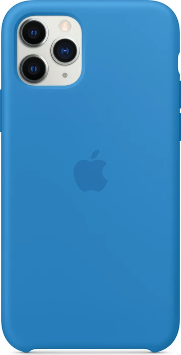Apple Silikon Case für iPhone 11 Pro surfblau