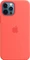 Apple Silikon Case mit MagSafe für iPhone 12/iPhone 12 Pro zitruspink Vorschaubild