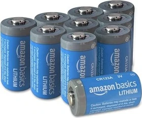 AmazonBasics Lithium CR123A (CR123/CR17345), 10er-Pack