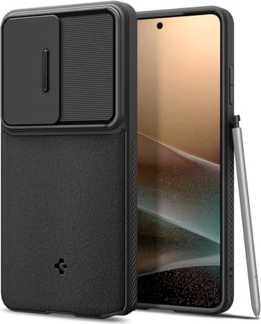 Spigen Optik Armor für Samsung Galaxy S26 Ultra schwarz