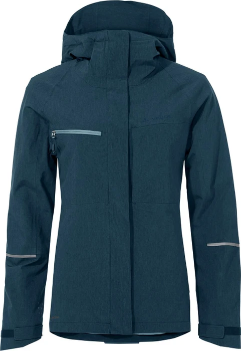 Vaude Yaras Warm Rain Fahrradjacke dark sea (Damen)