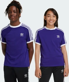 adidas 3-Streifen T-Shirt kurzarm collegiate purple (Junior)