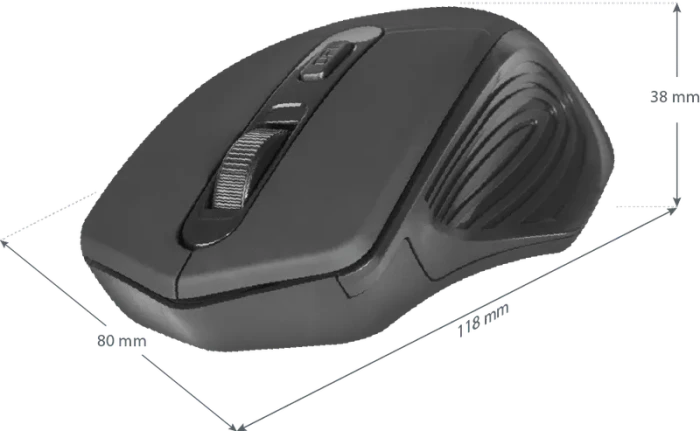 Defender Datum MB-345 Wireless Optical Mouse schwarz, USB