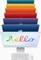 Apple iMac 24", blau, M1 - 8 Core CPU / 8 Core GPU, 16GB RAM, 1TB SSD, EN, 1Gb LAN [2021] Vorschaubild
