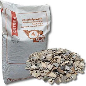 Ostrea Vogelgrit Muschelschalenschrot 4-7mm, 25kg