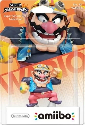 Nintendo amiibo Figur Super Smash Bros. Collection Wario (Switch/WiiU/3DS)