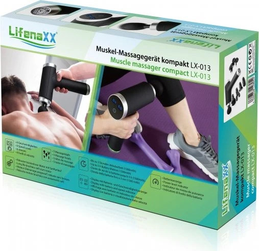 Technaxx Lifenaxx LX-013 Massage Gun Vibrationsmassagegerät