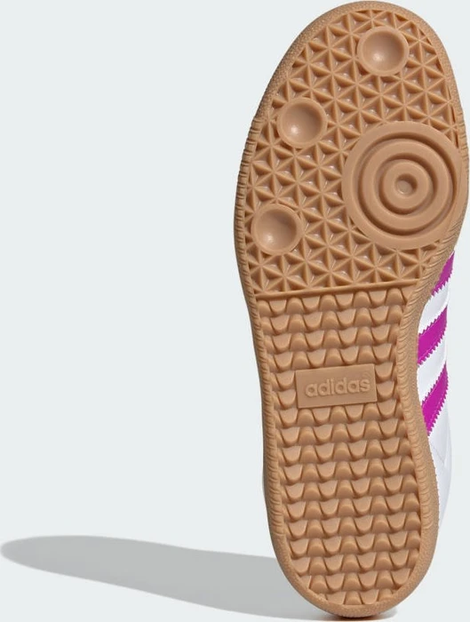 adidas Samba OG cloud white/purple burst/gum (Junior)