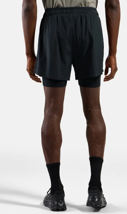 Odlo Zeroweight 5 Inch 2in1 2.0 Laufhose kurz schwarz (Herren)