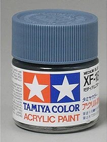 Tamiya Acrylic Paint XF-18 medium blue, 23ml