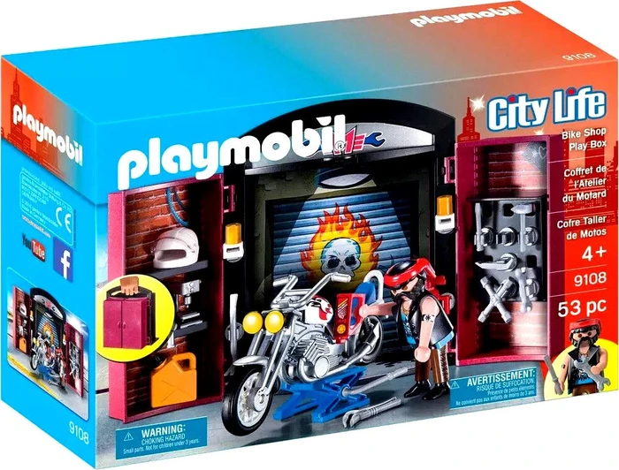 playmobil Sports & Action Bike Shop Play Box