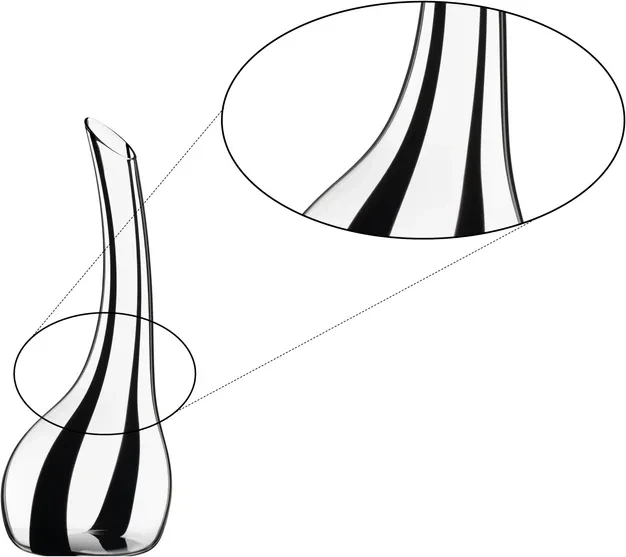 Riedel Cornetto Onyx Dekanter schwarz