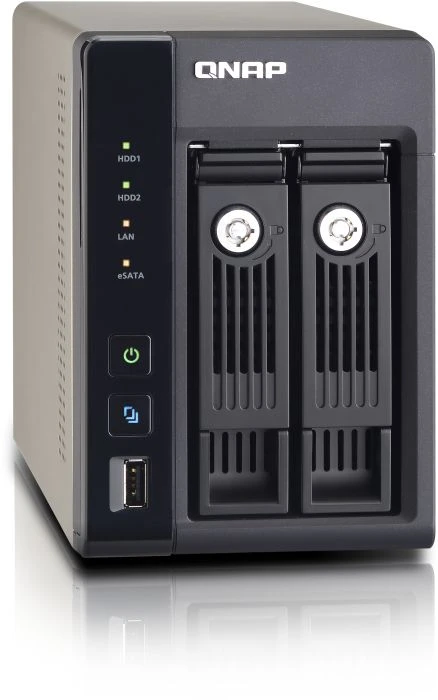 QNAP Turbo Station TS-269 Pro 3TB, 1GB RAM, 2x RJ-45 1000Base-T, 2x USB-A 3.0