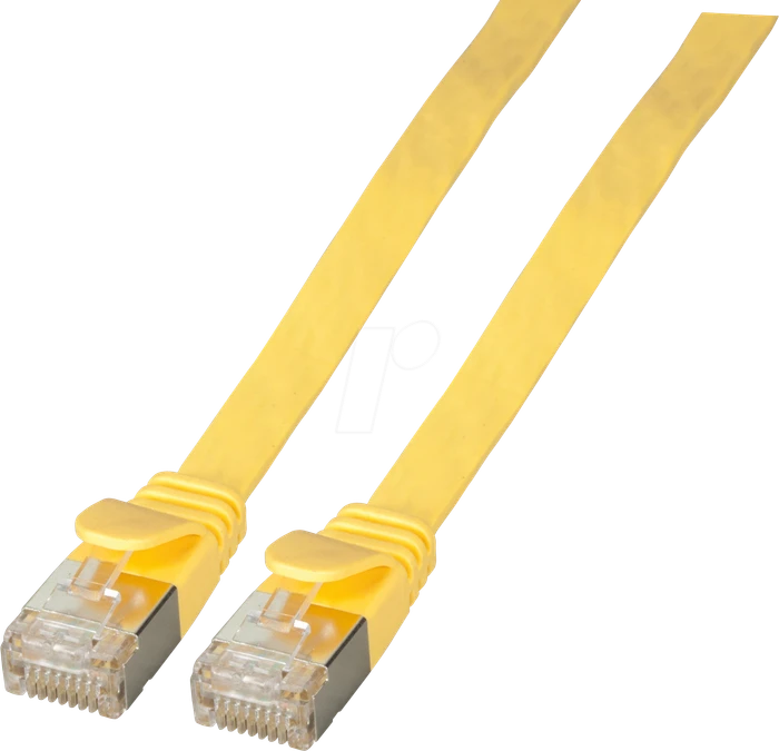 EFB Elektronik PVC Flach-Patchkabel, Cat6a, U/FTP, RJ-45/RJ-45