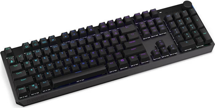 Endorfy Thock Wireless Brown, PBT, LEDs RGB, hot-swap, Kailh Box BROWN, USB/Bluetooth, US