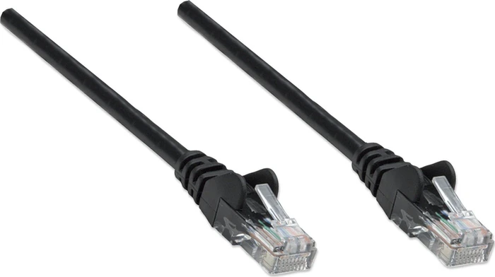 Intellinet Patchkabel, Cat5e, U/UTP, RJ-45/RJ-45, 15m, schwarz
