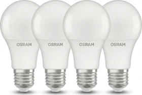 Osram Ledvance LED Base Classic A 60 10W/827 E27 Frosted, 4 Stück