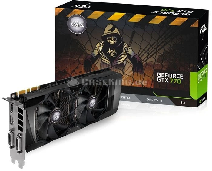 KFA2 GeForce GTX 770 EXOC, 2GB GDDR5, 2x DVI, HDMI, DP