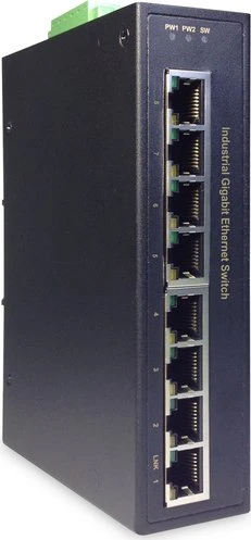 Digitus Professional DN-651 Industrial Railmount Gigabit Switch, 8x RJ-45