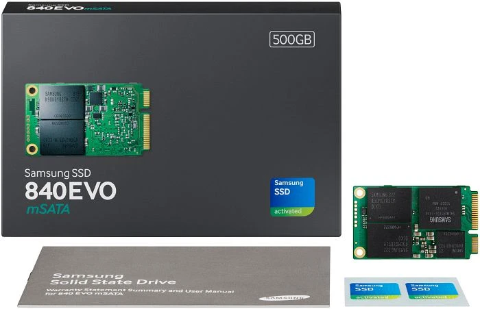 Samsung SSD 840 EVO 500GB, MO-300 / mSATA 6Gb/s