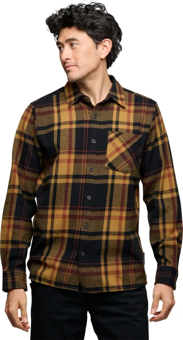 Black Diamond Project Flannel Hemd langarm black/flax plaid (Herren)