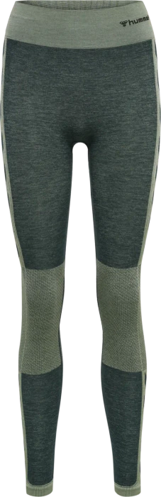 hummel CLEA Seamless Tight Hose lang dark spruce (Damen)
