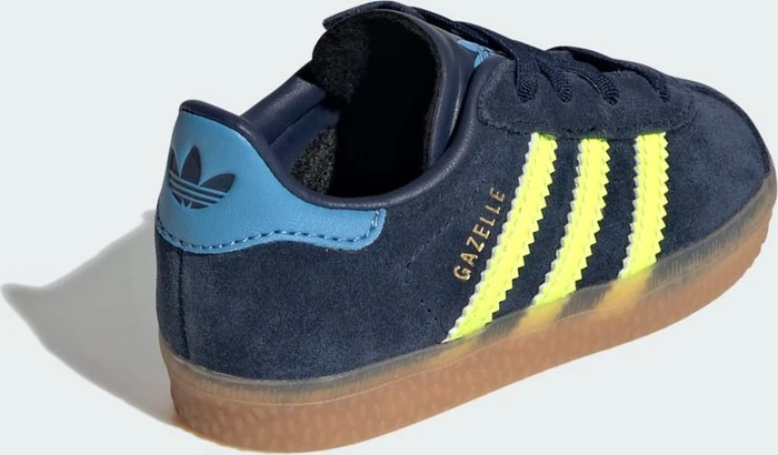 adidas Gazelle Comfort Closure Elastic Laces night indigo/solar yellow/light blue (Junior)